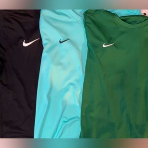 3 Nike Dri-Fit Shirts